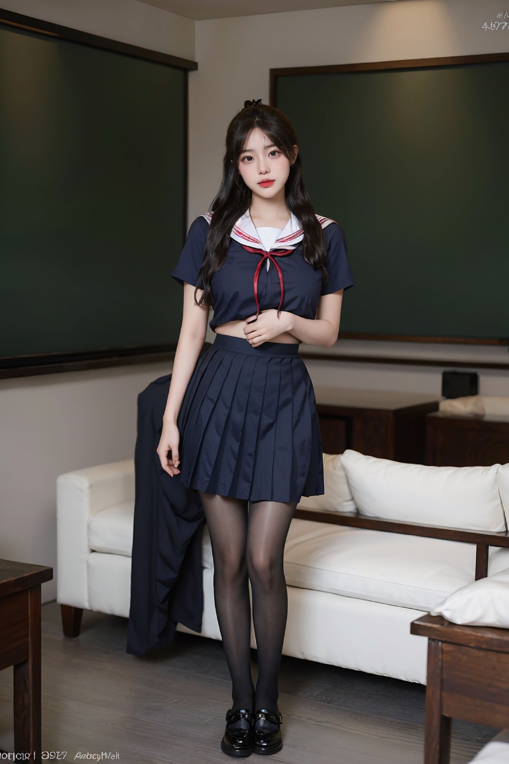 No477 Black Seifuku
 – Larose.VIP