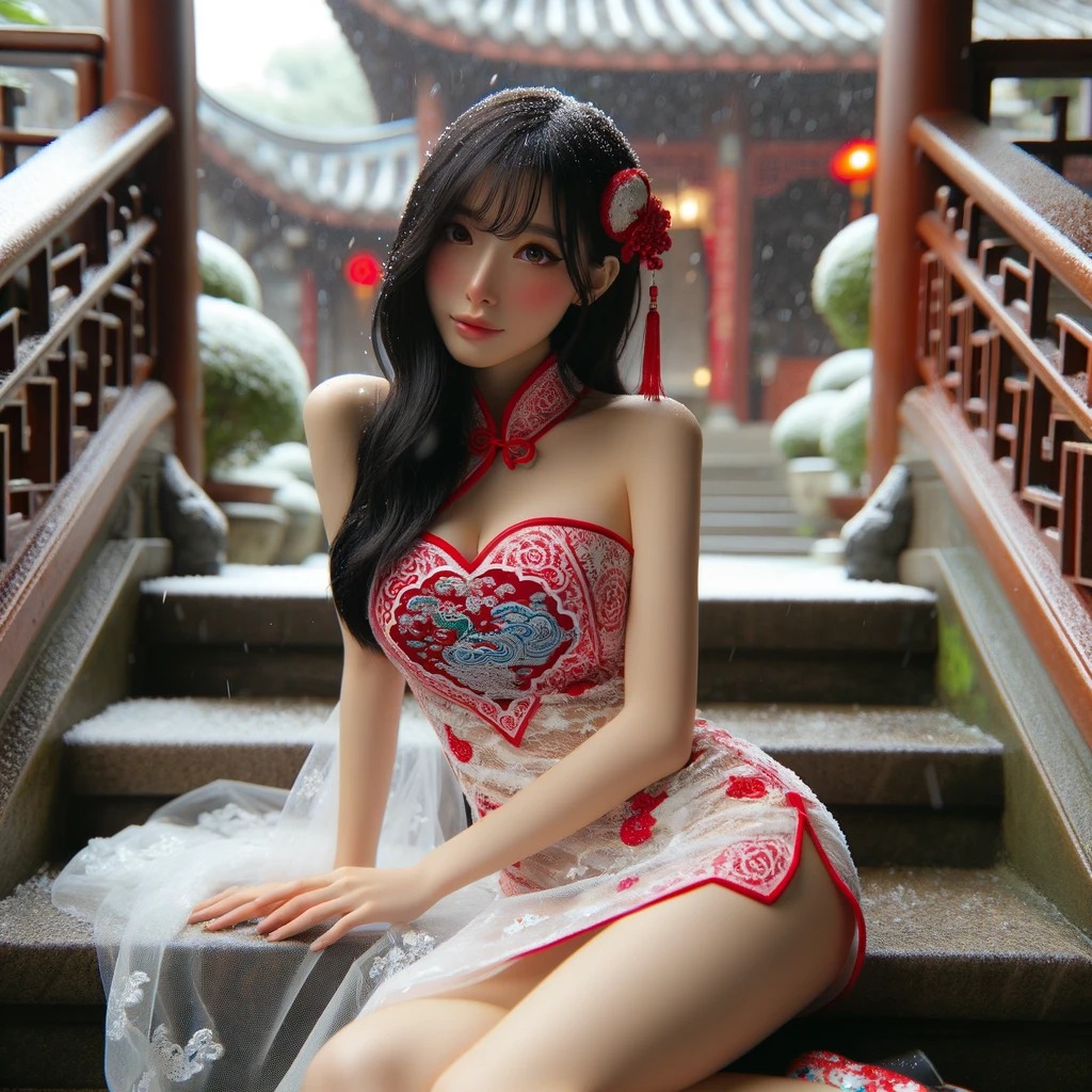 Cheongsam girl
 – Larose.VIP