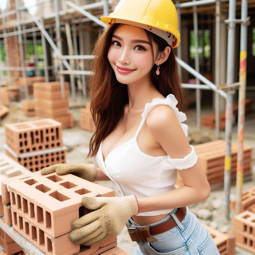 Young girls are really good (construction site style)
 – Larose.VIP